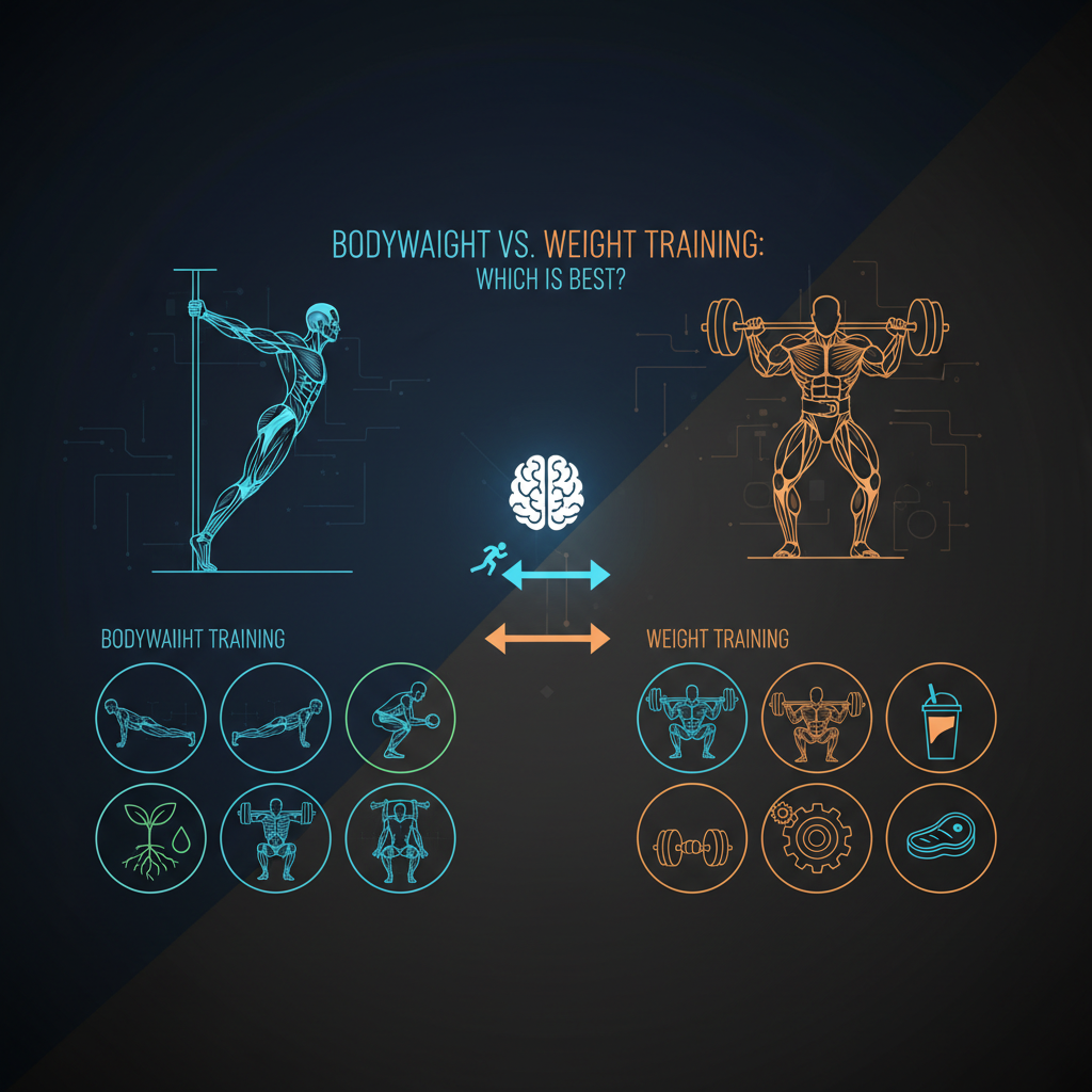 Bodyweight vs. Weights: Which Builds MORE Muscle & Strength?