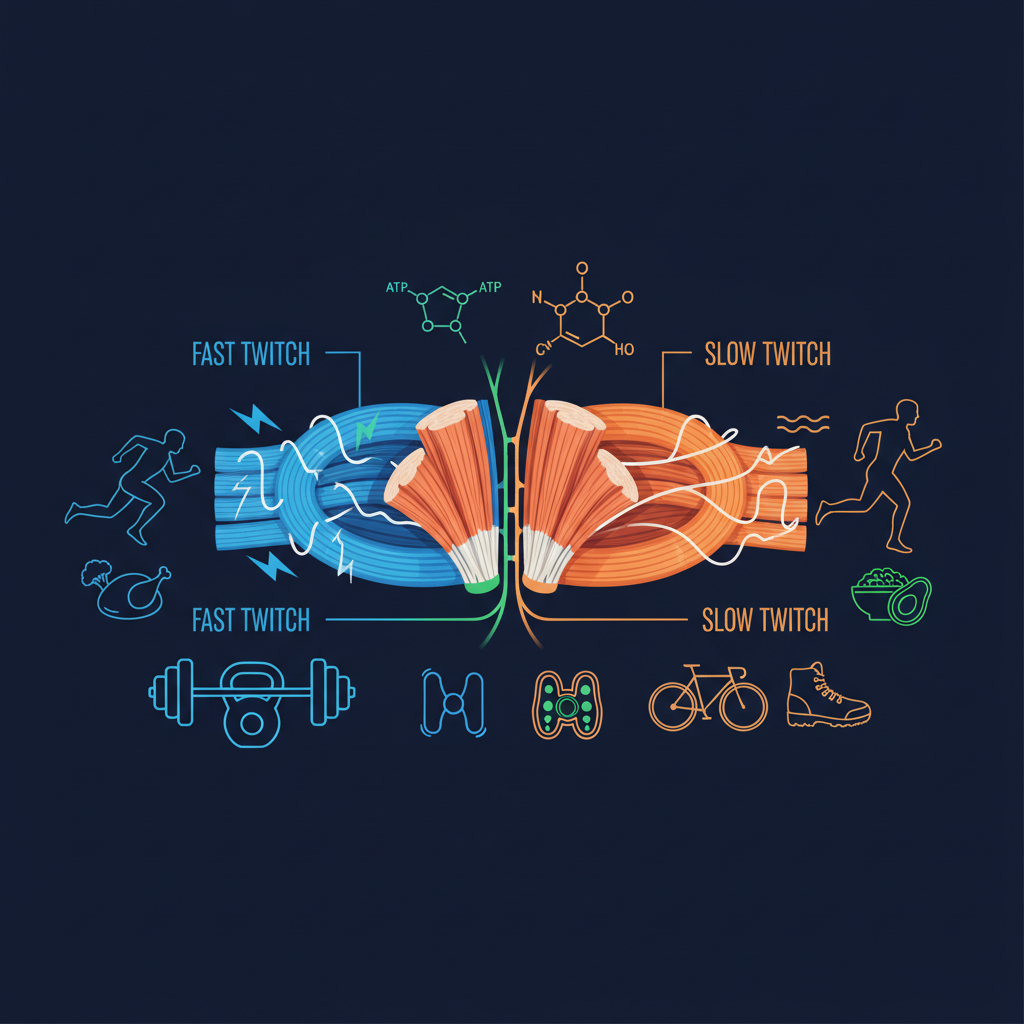 Fast Twitch vs. Slow Twitch Muscle Fibers Explained