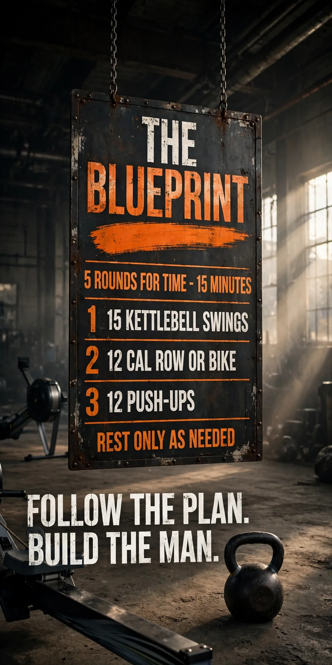 THE BLUEPRINT — Daily WOD poster